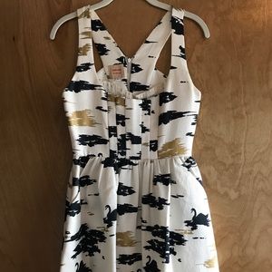 Anthropologie Twinkle by Wenlan Swan Dress